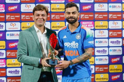 Virat Kohli won his 71st international Player of the Match award against New Zealand in Vadodara. (CREIMAS)