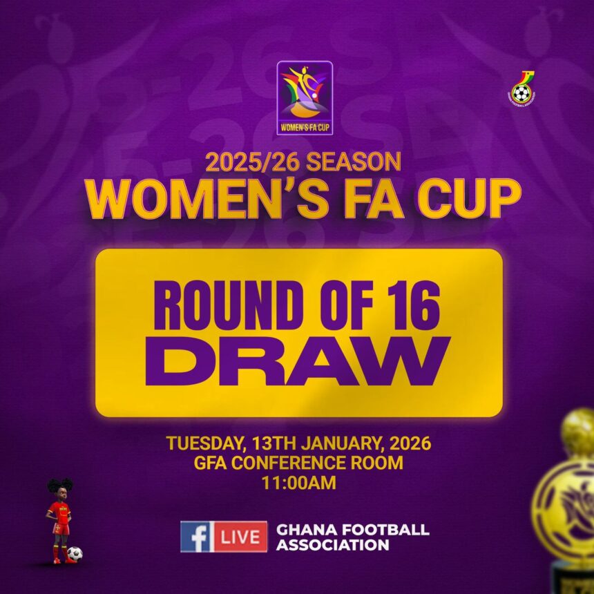 Women’s FA Cup Round of 16 draw set for January 13