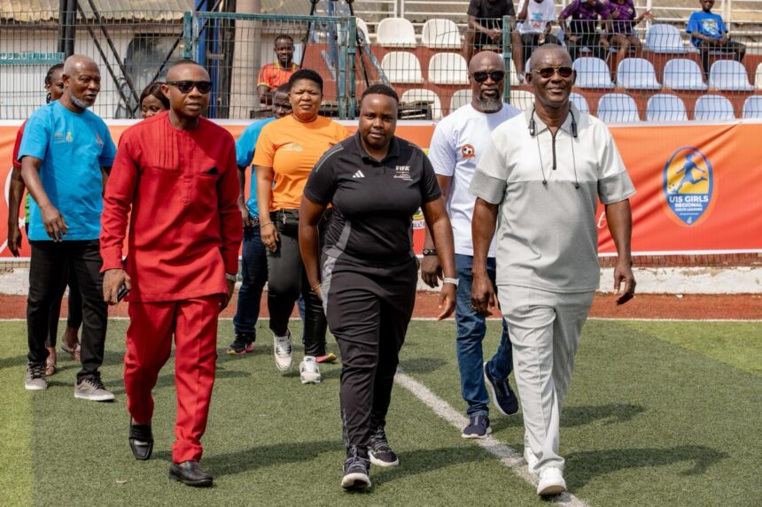 FIFA Technical expert Thuba Bridgette Sibandda kicks off U15 Girls Regional Colts League in Greater Accra