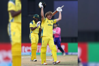 Australia U-19 opener Will Malajczuk became the fastest centurion in youth World Cups. (PHOTO: ICC)