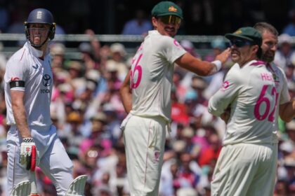 England opener Zak Crawley after his dismissal in Sydney Test. (PHOTO: AP)