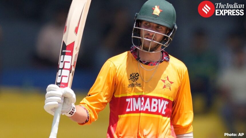 Bennett guided Zimbabwe past the 100-run mark in the 13th over and brought up his half-century