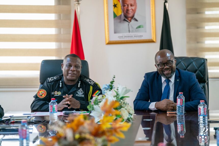 President Kurt Edwin Simeon-Okraku calls on IGP, pushes for stronger sports policing agenda