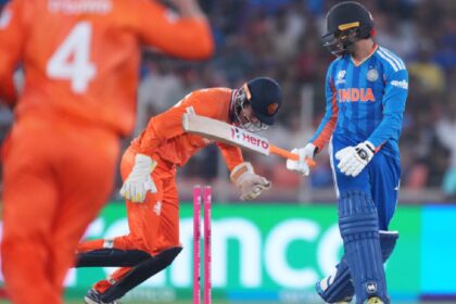 Abhishek Sharma India vs Netherlands Duck