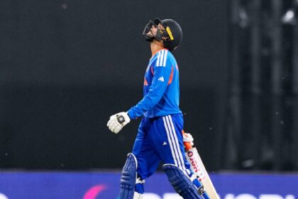 Abhishek Sharma fell for a second duck in the ongoing T20 World Cup against Pakistan in Colombo. (AP Photo)