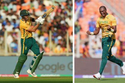 Aiden Markram and Lungi Ngidi helped South Africa beat West Indies in the T20 World Cup 2026 Super 8 game. (PHOTO: AP)