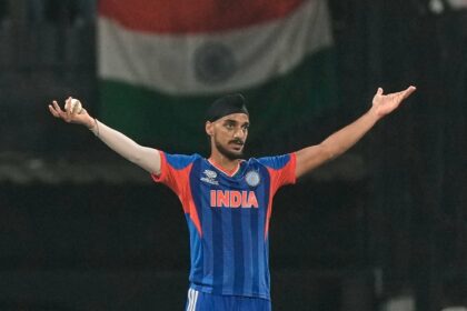 India’s highest wicket-taker in this format, Arshdeep said in jest that his job is to keep the dressing room light-hearted. (AP photo)
