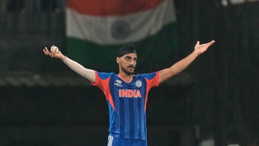 India’s highest wicket-taker in this format, Arshdeep said in jest that his job is to keep the dressing room light-hearted. (AP photo)