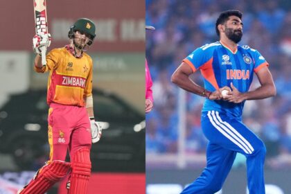 Spotting Bennett stepping away, Bumrah followed him with a sharp short delivery aimed at the left shoulder. Bennett did not flinch. (AP Photo)