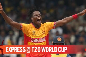 Blessing Muzarabani India vs zimbabwe