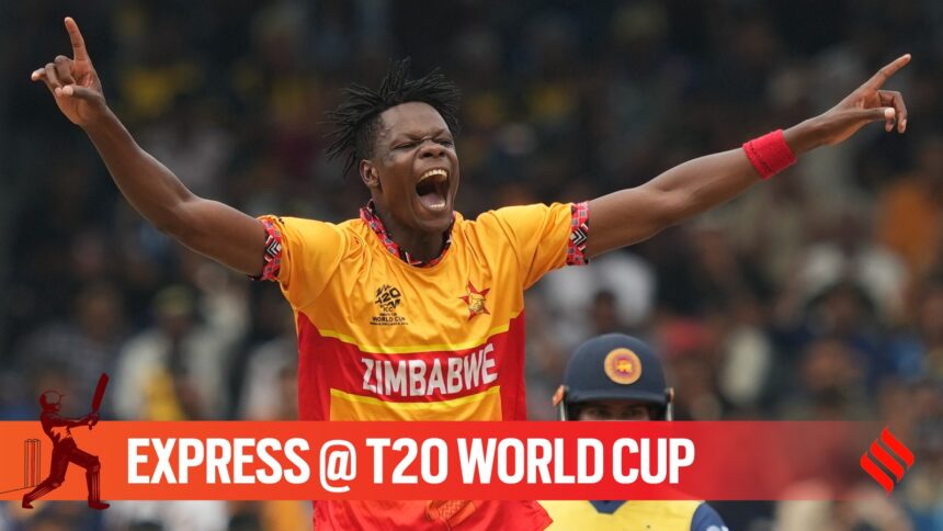 Blessing Muzarabani India vs zimbabwe