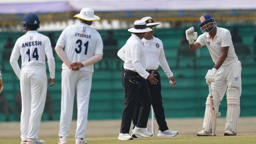 paras Dogra headbutt Ranji final