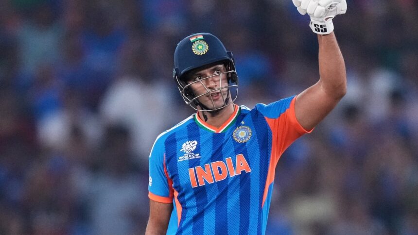 Dube's innings helped India to a 17-run win against the Netherlands. (AP Photo)