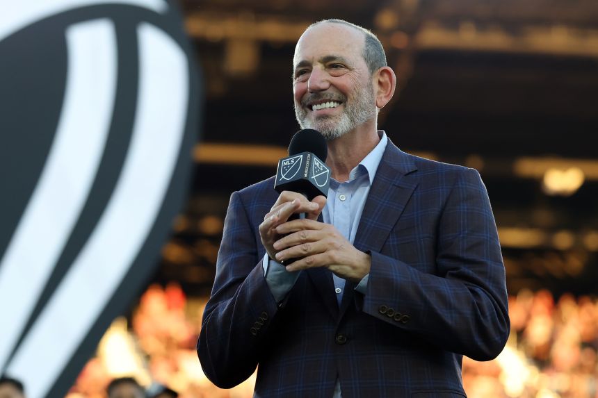 MLS Commissioner Don Garber at the the Audi 2025 MLS Cup final on December 6, 2025 in Fort Lauderdale, Florida.