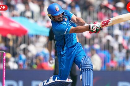 New Zealand vs Afghanistan T20 World Cup 2026 Live Cricket Score Updates: Gulbadin Naib has scored a half century in Chennai. (AP Photo)