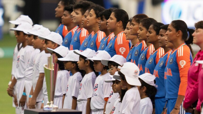 India will open their campaign in the upcoming Women's T20 World Cup 2026 tournament with a match against Pakistan on June 14. (PHOTO: PTI)