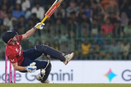 Will Jacks said that Harry Brook has got England playing a certain way and that that they are enjoying themselves in the T20 World Cup. (AP Photo)