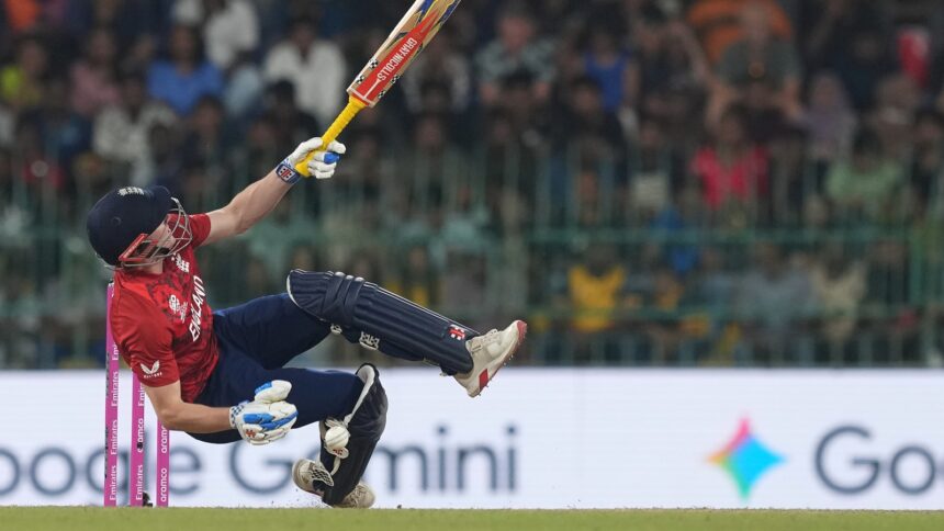 Will Jacks said that Harry Brook has got England playing a certain way and that that they are enjoying themselves in the T20 World Cup. (AP Photo)