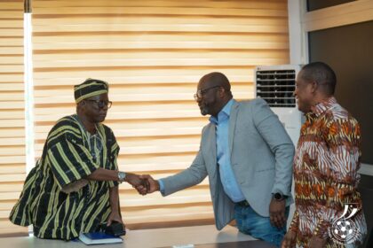 President Simeon-Okraku calls on Upper East Regional Minister to deepen collaboration for football development