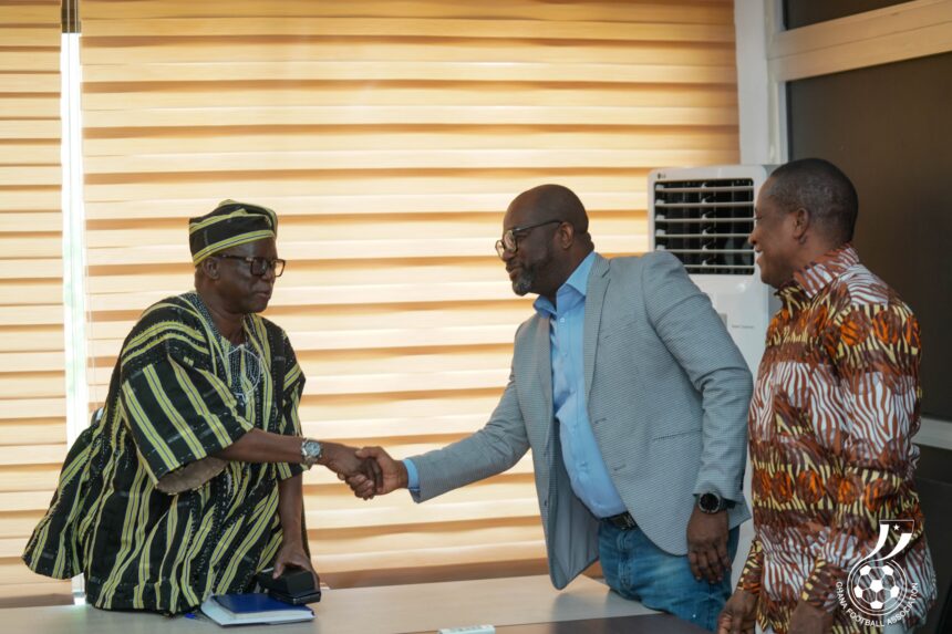 President Simeon-Okraku Simeon-Okraku calls on Upper East Regional Minister to deepen collaboration for football development