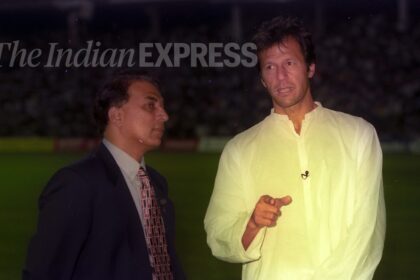 Sunil Gavaskar and Kapil Dev are among 14 international captains who have urged the Pakistan government to provide Imran Khan with immediate medical assistance. (Express archive photo by Mohan Bane 9/3/1996)
