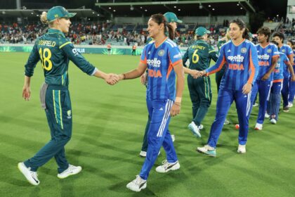 Australia beat India to level the series 1-1 after the second Women's T20I. (PHOTO: CREIMAS FOR BCCI)