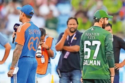 T20 Asia Cup, Suryakumar Yadav, Asia Cup, Suryakumar Yadav handshake, Suryakumar Yadav handshake controversy, Pakistan, editorial, Indian express, opinion news, current affairs