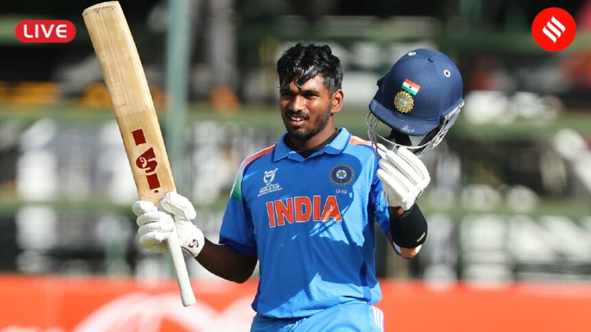 India U19 vs England U19 Live Cricket Score
