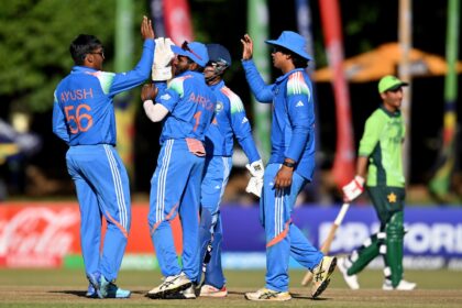 India defeated Pakistan in Under 19 World Cup Super Six game to reach semis. (PHOTO: ICC)