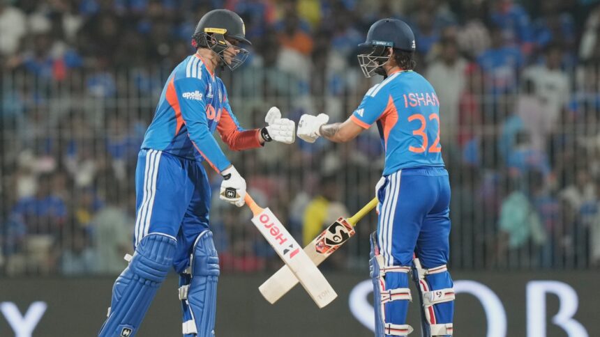India recorded their highest ever T20 World Cup total. (PHOTO: AP)