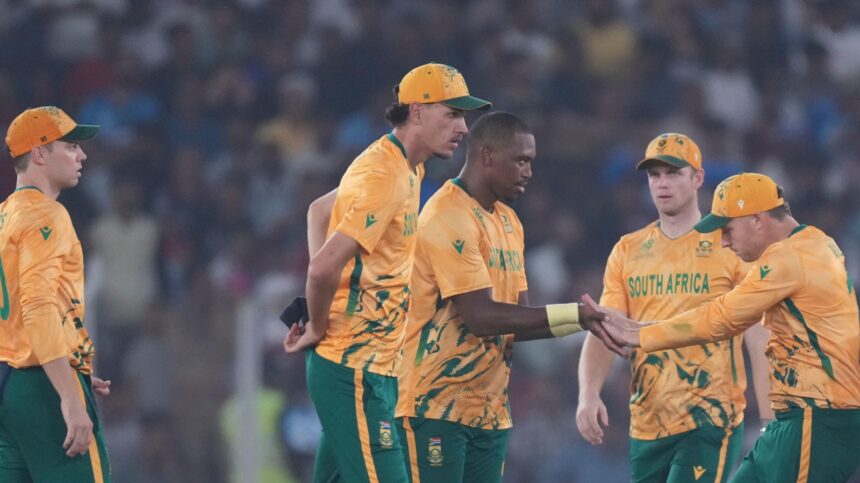Dale Steyn said on his social media that while there are many laudable bowling performances, his compatriots Lungi Ngidi and Marci Jansen had his heart and attention, as the best practitioners of the slower balls. (AP Photo)