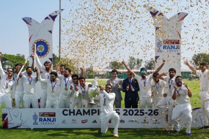 Jammu & Kashmir won their maiden Ranji Trophy title. (PHOTO: PTI)