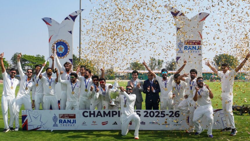 Jammu & Kashmir won their maiden Ranji Trophy title. (PHOTO: PTI)