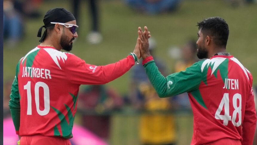 Oman captain Jatinder Singh is confident that his side could topple Australia in Pallekele. (AP Photo)