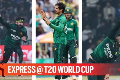 (From left) Pakistan spinners Usman Tariq, Saim Ayub and Abrar Ahmed will be key at the T20 World Cup. (PHOTOS: AP)