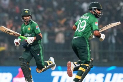 Pakistan posted 212/8 in a must-win game vs Sri Lanka in Kandy. (PHOTO: AP)