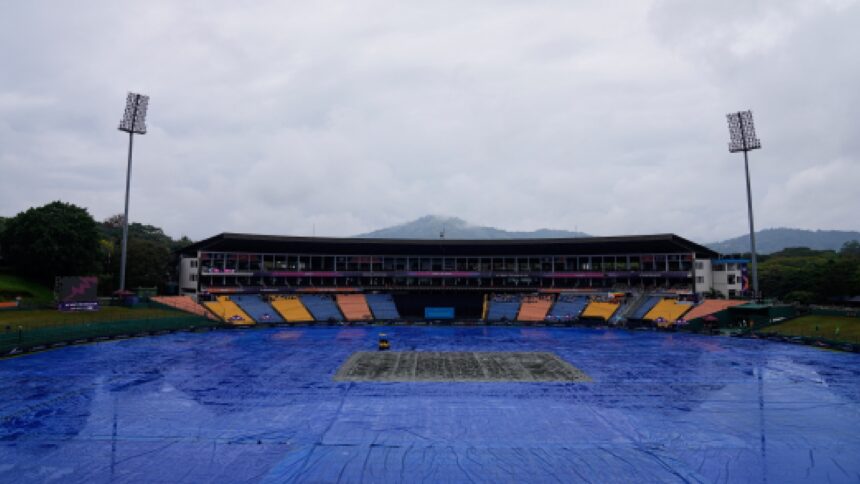 Pallekele weather update, T20 World Cup 2026: Rain could affect the England vs Sri Lanka Super 8 match today. (AP Photo)