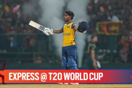 Sri Lanka opener Pathum Nissanka slammed 100 off 52, helping his team chase down 182 vs Australia. (PHOTO: AP)