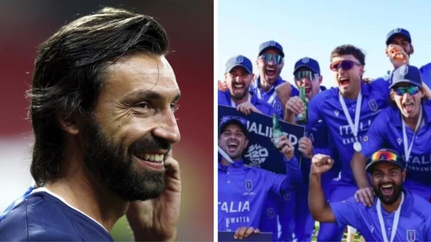 T20 World Cup: Pirlo is seen donning a generic grey tee, and wishing the Italy cricket team loads of luck. (Reuters/ICC)