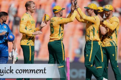 South Africa vs Afghanistan T20 World Cup