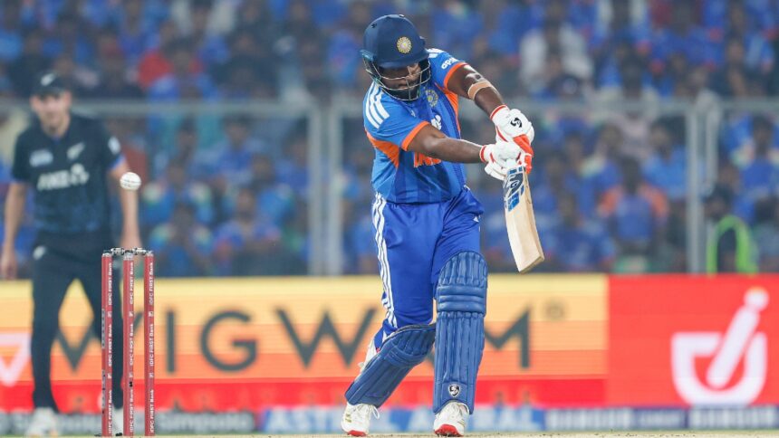 IND vs NZ: Sanju Samson fell for six on Saturday. (CREIMAS)