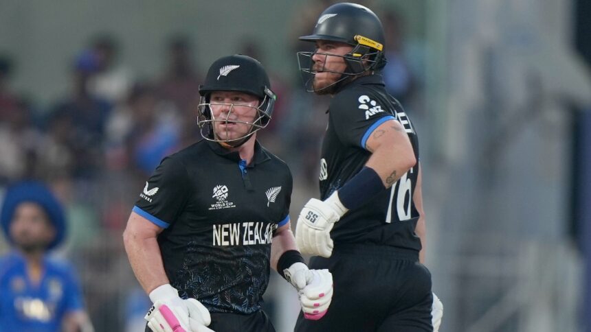 T20 World Cup: Opening the batting, Seifert and Allen put on an unbroken 175-run stand, eclipsing the previous best of 170. (AP Photo)