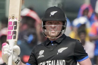 Seifert's fireworks reduced a treacherous chase into a casual stroll with his 65 off 42 as New Zealand swamped Afghanistan's total of 182 for 6 in 17.5 overs with five wickets in hand. (PTI Photo)