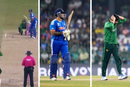 The muscular and mental twitches to attack had to be leashed by Suryakumar Yadav when he took on Usman Tariq in Colombo. (JioHotstar screengrab/AP Photo)