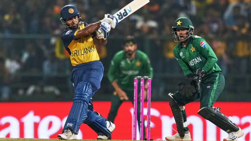 Pavan Rathnayake scored a fifty for Sri Lanka vs Pakistan in Kandy. (PHOTO: AP)