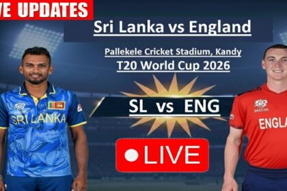 ENG vs SL Live Cricket Score, T20 World Cup 2026: England face Sri Lanka in the Super 8 match in Pallekele.