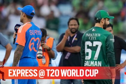 When India captain Suryakumar Yadav was asked about shaking hands with Pakistan players, the skipper had refused to break the suspense, saying: “You will see in 24 hours.” (AP Photo)