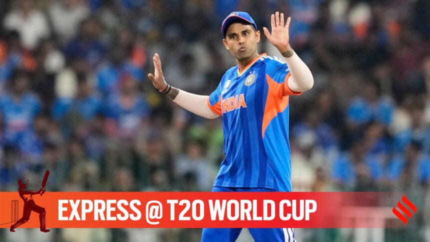 India T20I skipper Suryakumar Yadav in action during T20 World Cup 2026. (PHOTO: AP)