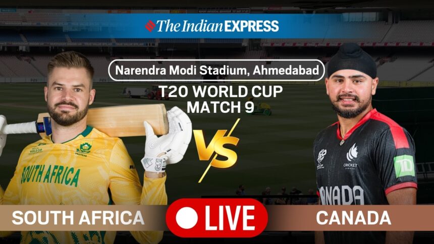 South Africa (SA) vs Canada (CAN) T20 World Cup 2026 Today Match Live Cricket Score Updates: Catch the action from Ahmedabad.
