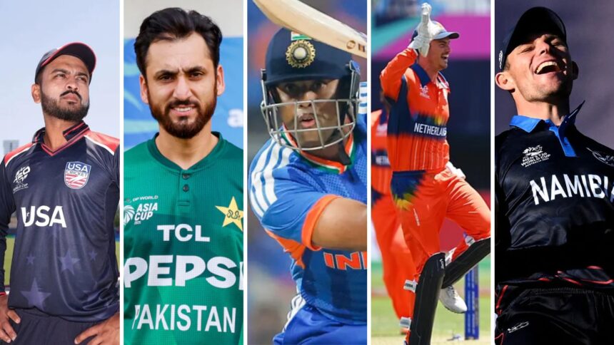 T20 World Cup 2026 Group A; USA, Pakistan, India, Namibia and Netherlands will compete in the same group.
